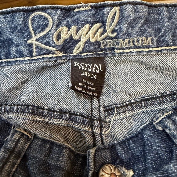 Men’s Royal Premium size 34X34 bootcut jeans - Picture 5 of 5